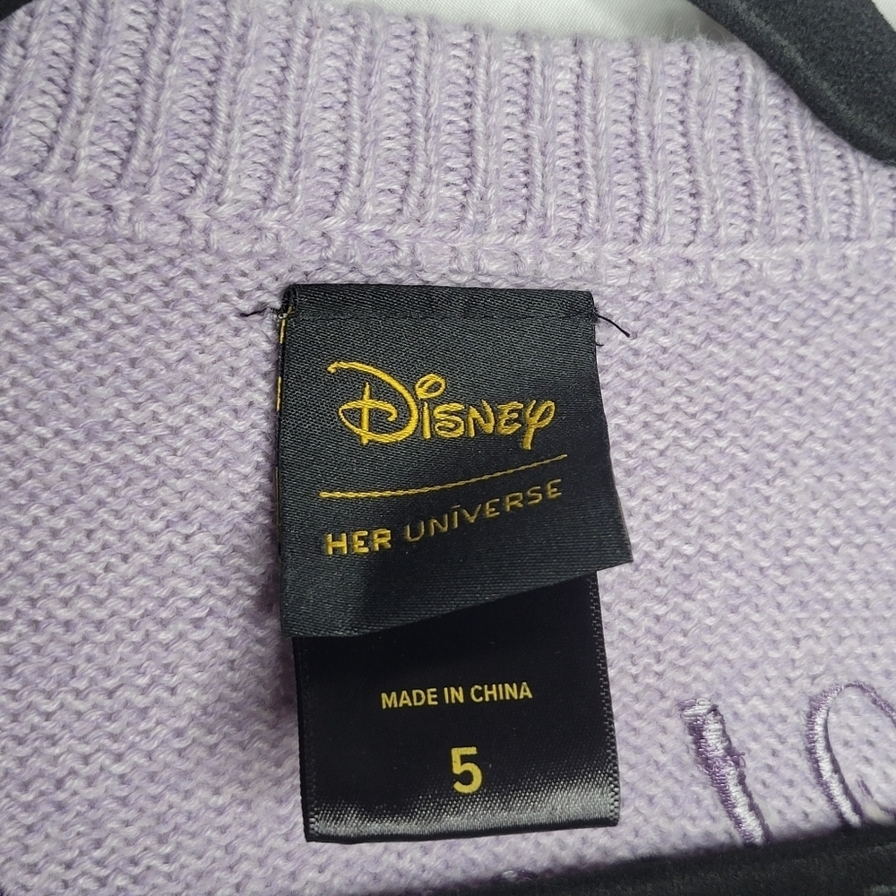Disney Her Universe Tangled Rapunzel Flowers Embroidered Cardigan Size XXL - Picture 4 of 5